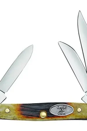 Best-Selling - CASE KNIVES Ss Sawcut Antq Bone Sm Stckmn