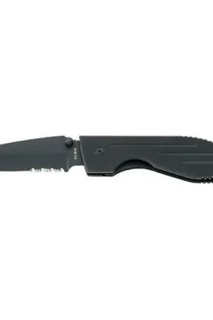 KA-BAR Warthog Tanto Folder Gray Clip-Serr Edge - Limited-Time Deal