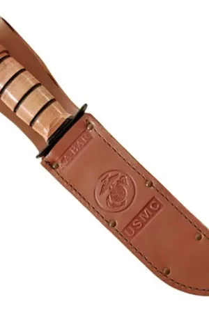 Best Value | KA-BAR Leather Sheath Plain-Brown fits Knife 7" Blade