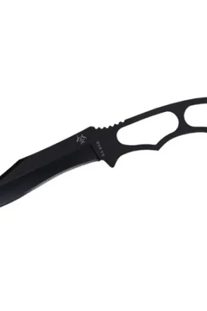 While Supplies Last - KA-BAR "Zombie Killer" Acheron Skeleton Fixed 3-1/8" Plain Blade Knife w/ Kydex Sheath - Black