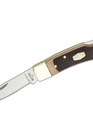 Available to Order | OLD TIMER Bearhead Folding Knife 2.2" Clip Point Blade | Brown Handles