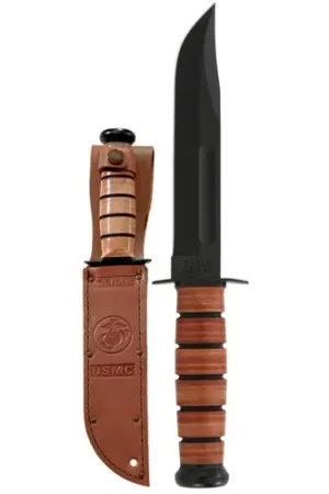Direct From Manufacturer | KA-BAR Short Straps USMC-Straight Edge