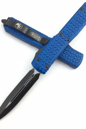 Top Rated - MICROTECH KNIVES Ultratech OTF 3.4" Double Edge Blue Standard