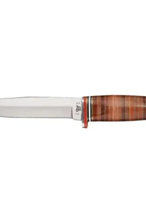 Available to Order | CASE KNIVES Mushroom Cap Leather Hunter 365-5 SS Leathr Sheath