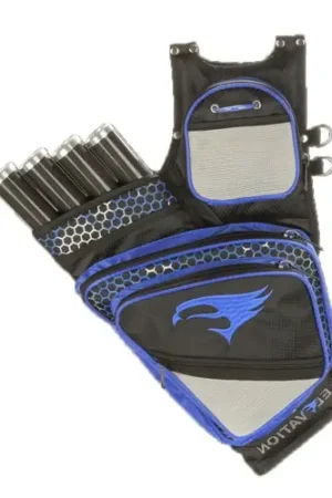 ELEVATION Adrenalin 4-Tube Hip Quiver Black/ Blue RH | Ready to Order