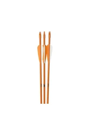 OCTOBER MOUNTAIN Fiberglass 26" Youth Arrow (3 pack - Orange) - Top-Selling