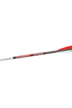 Ends Soon | BLOODSPORT Witness 20" Crossbow Bolts w/Vanes w/Moon Nock