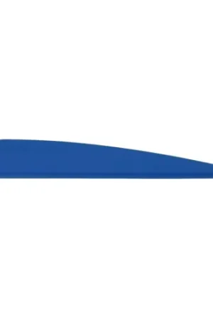 ARIZONA ARCHERY Elite Plastifletch Vanes Blue 3.875" 100pk - Available Now