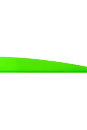 ARIZONA ARCHERY Traditional Vanes Bright Green 4" 50pk - Best-Selling