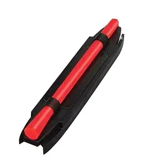 Secure Checkout - Hi-Viz S-Series Magnetic Front Narrow Red Fiber Optic Shotgun Sight