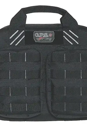 GPS Tactical Tactical Double +2 Pistol Case 1000D Nylon | Professional Grade