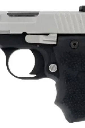 Same-Day Shipping - Hogue SIG P938 Rubber Grip With Finger Grooves Black