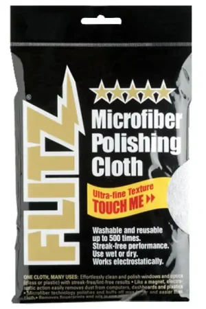 Flitz Microfiber Polishing Cloth Gray 16x16 - Big Sale