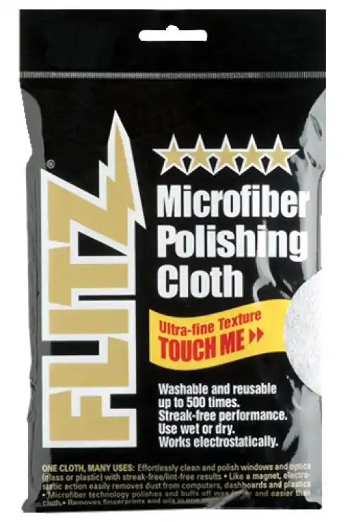 Flitz Microfiber Polishing Cloth Gray 16x16 - Big Sale