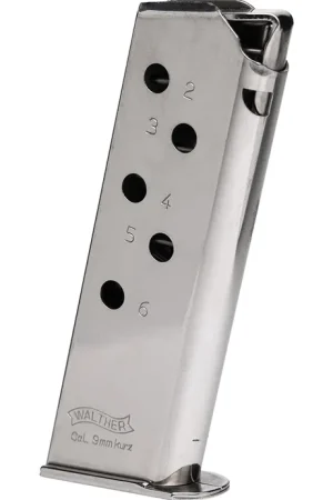 New Release - Walther PPK/S Magazine .380 ACP 7rd Nickel