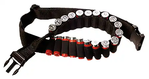 Bulldog Cases & Vaults WABS Adjustable 24 Shell Ammo Belt Black - Highly Rated