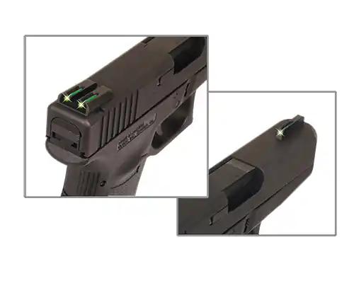 Daily Deal - TruGlo TFO 1911 Novak 270 Front 450 Rear Fiber Optic Handgun Sights