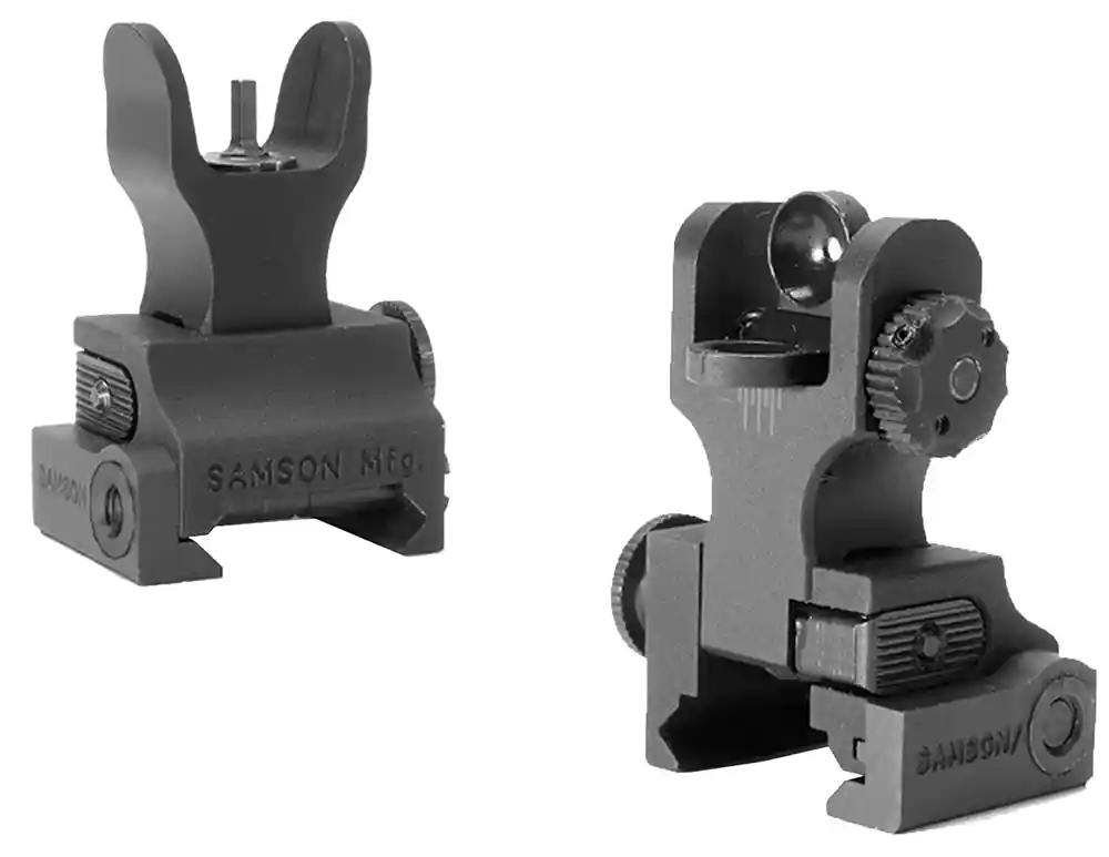 Reduced Price - Samson Quick Flip HK Front/A2 Rear Rail Mount Flip-Up Sight Set
