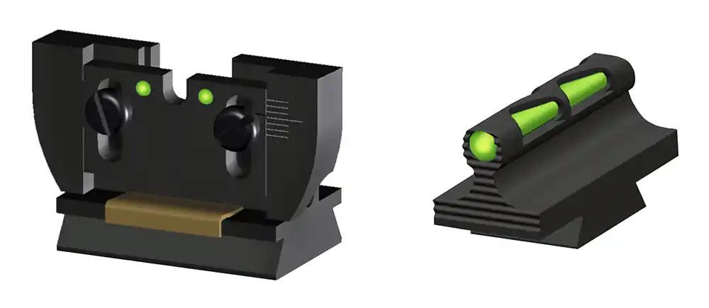 Special Buy - Hi-Viz LiteWave Night Ruger 10/22 Red/Green/White Fiber Optic Rifle Sight Set