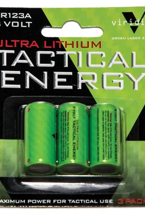 Viridian CR123A 3V Lithium - Latest Arrival