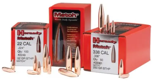 Hornady .308 155 Grain BTHP Match Reloading Bullets - Exclusive Offer
