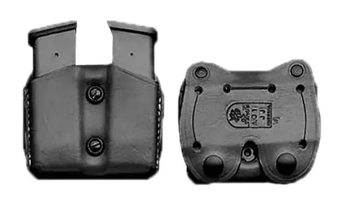 DeSantis Gunhide A01 Double Magazine Pouch Black Unlined Leather - Sale Price