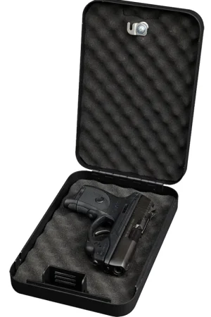Bulldog Cases & Vaults Personal Vault Key Lock 18ga Steel TSA Approved Black - Express Delivery