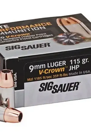 Add to Cart - SIG Sauer Elite V-Crown Jacketed Hollow Point 9mm