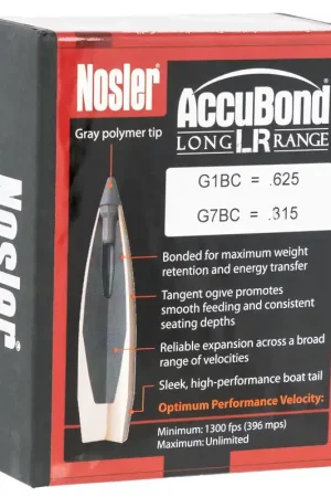 One Day Deal | Nosler AccuBond Long Range 6.5mm 142 Grain Spitzer Boat Tail