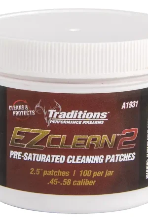 Traditions Firearms EZ Clean 2 Cleaning Patches - Shop Online