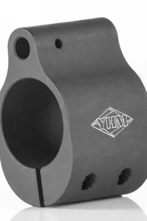 YHM Low Profile Slotted Pinch Screw Gas Block .75" Bore Steel Phosphate Black | Price Cut