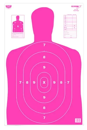 Deal of the Day | Birchwood Casey BC-27 Eze-Scorer Pink Paper Target 5 Pack