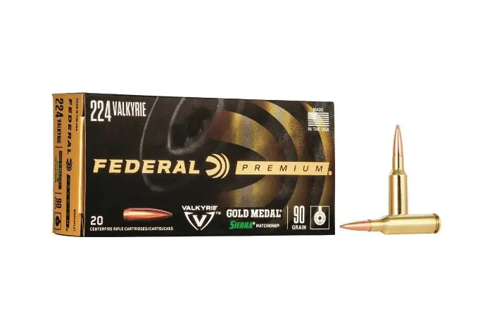 In Demand | Federal Premium Gold Medal Match .224 Valkyrie