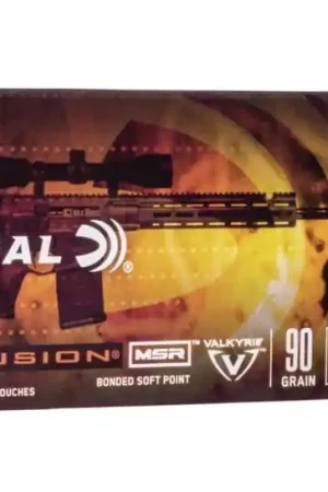 Bargain | Federal Premium Fusion MSR Soft Point .224 Valkyrie