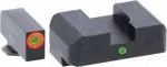 Ameriglo i-Dot Night Set for Glock Orange/White Outline Green Tritium Handgun Sight - Buy Direct