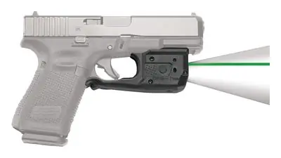 Crimson Trace Laserguard Pro Glock Gen3-5 Laser Sight Green | Now Available