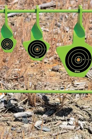SME 3 Shot Auto Resetting Target Stand 22 Cal Pistol or Rifle Steel - Trending