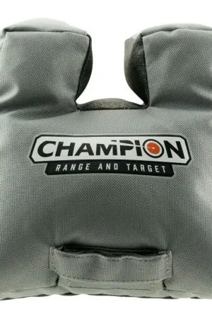 Limited Offer - Champion Targets Shooting Bag Front Bag Gray w/Black Panels