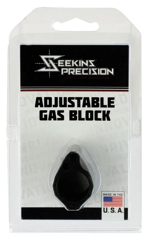 Seekins Precision Low Profile Adjustable Gas Block Black Melonite - Special Discount