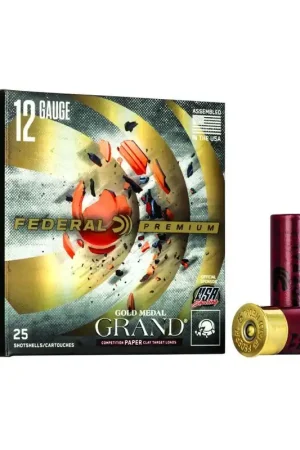 Federal Premium Gold Medal Grand Paper 12 Gauge - Limited-Time Deal