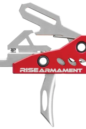 Discount - Rise Armament RA-535 APT Silver/Red Hardcoat Anodized