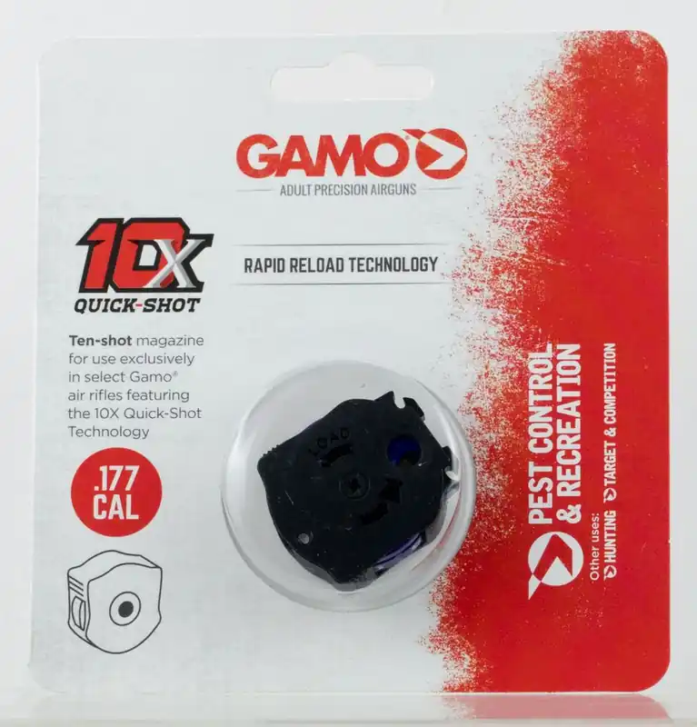 New Release - Gamo 10X Quick-Shot .177 Pellet Magazine Polymer