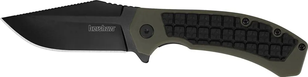 Kershaw Faultline 8760 3 in Clip Point Folder Black Oxide - Latest Arrival
