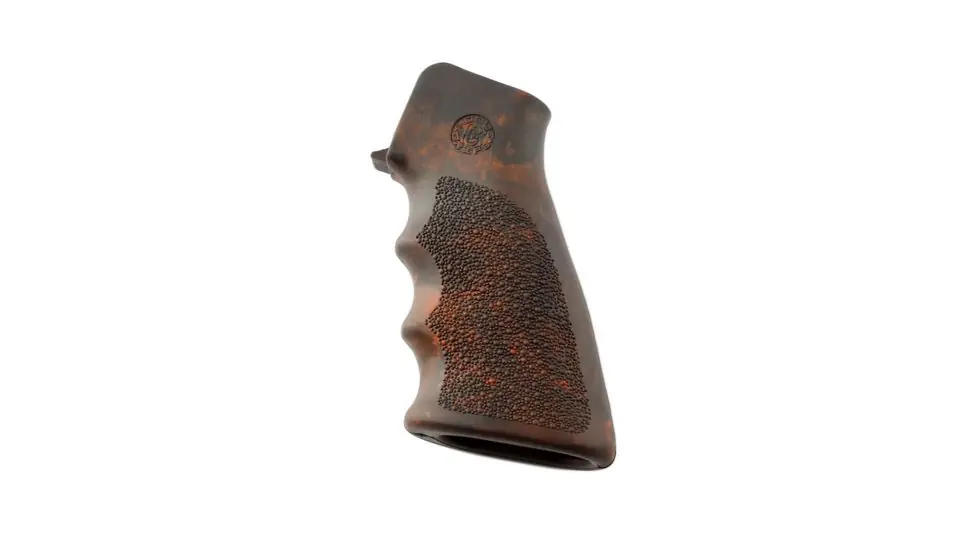 Ends Soon - Hogue AR-15 Rubber Grip With Finger Grooves Red Lava