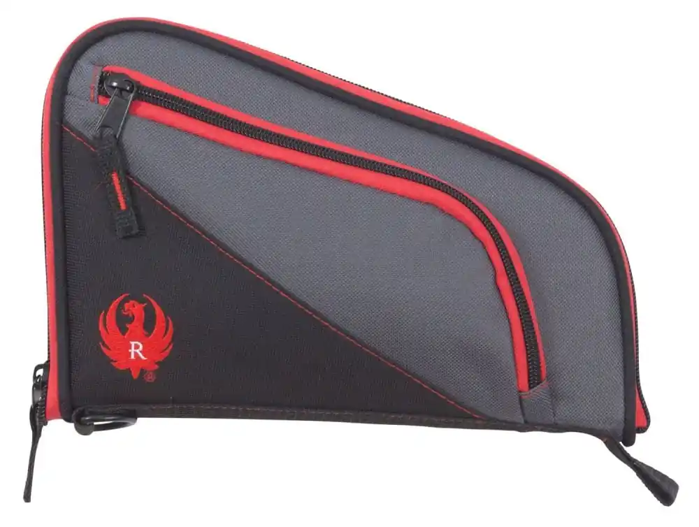 Allen Company Ruger Tucson Handgun Case 10-Inch Black Gray with Red Trim | Super Sale