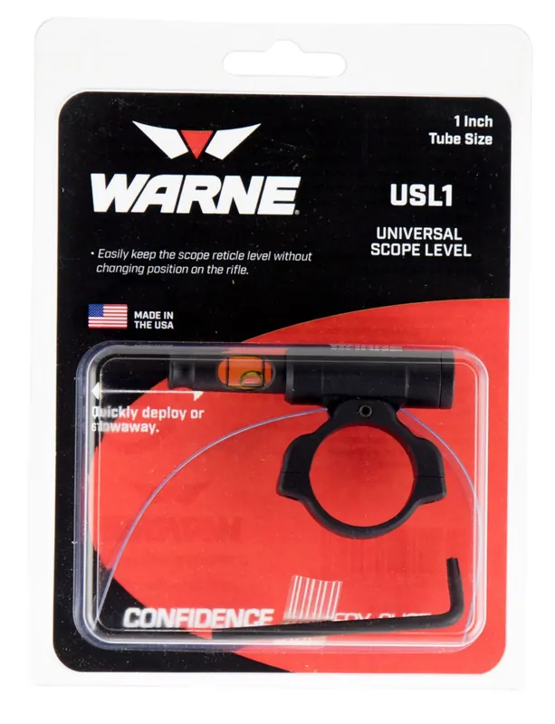 Warne Universal Scope Level USL1 1 Inch Anti Cant Device - Limited Quantity