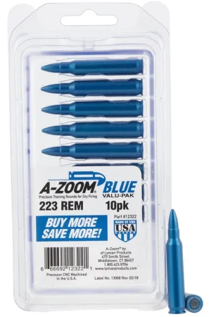 Price Drop | A-Zoom Rifle Training Rounds 223 Rem Hard Anodized