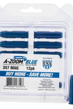 A-Zoom Revolver Training Rounds 357 Mag - Factory Direct