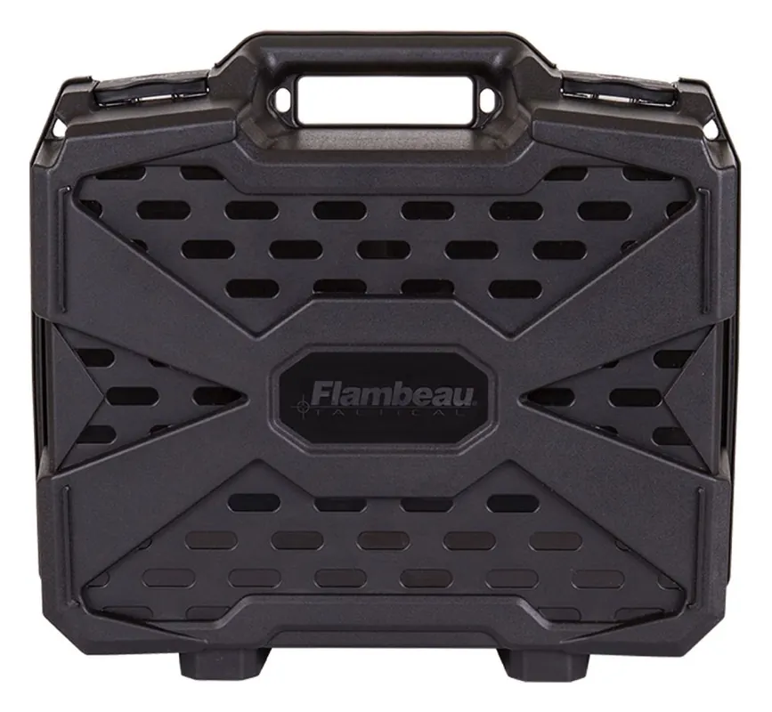 Flambeau Outdoors Tactical Pistol Case Double Deep 15.25in Black | In Demand
