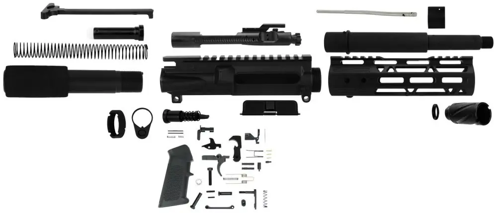 Clearance Price | TacFire PK300LPK7 300 AAC Blackout AR Pistol Build Kit 7.5" Black Parkerized